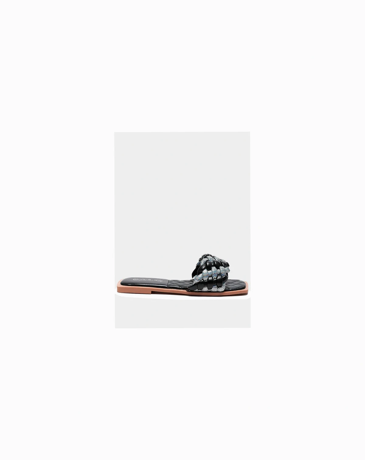 Women's Allium Metallic Woven Strap Flats