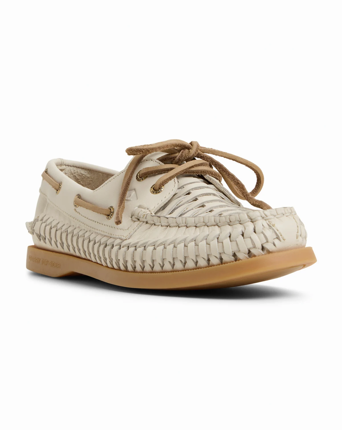 Women's AO 2-Eye Woven Round Toe Boat Shoe
