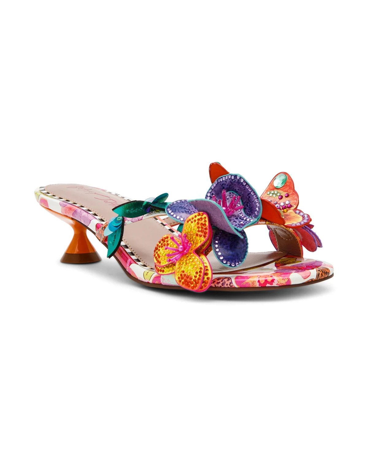 Women's Beatriz Butterfly Kitten Heel Dress Sandals