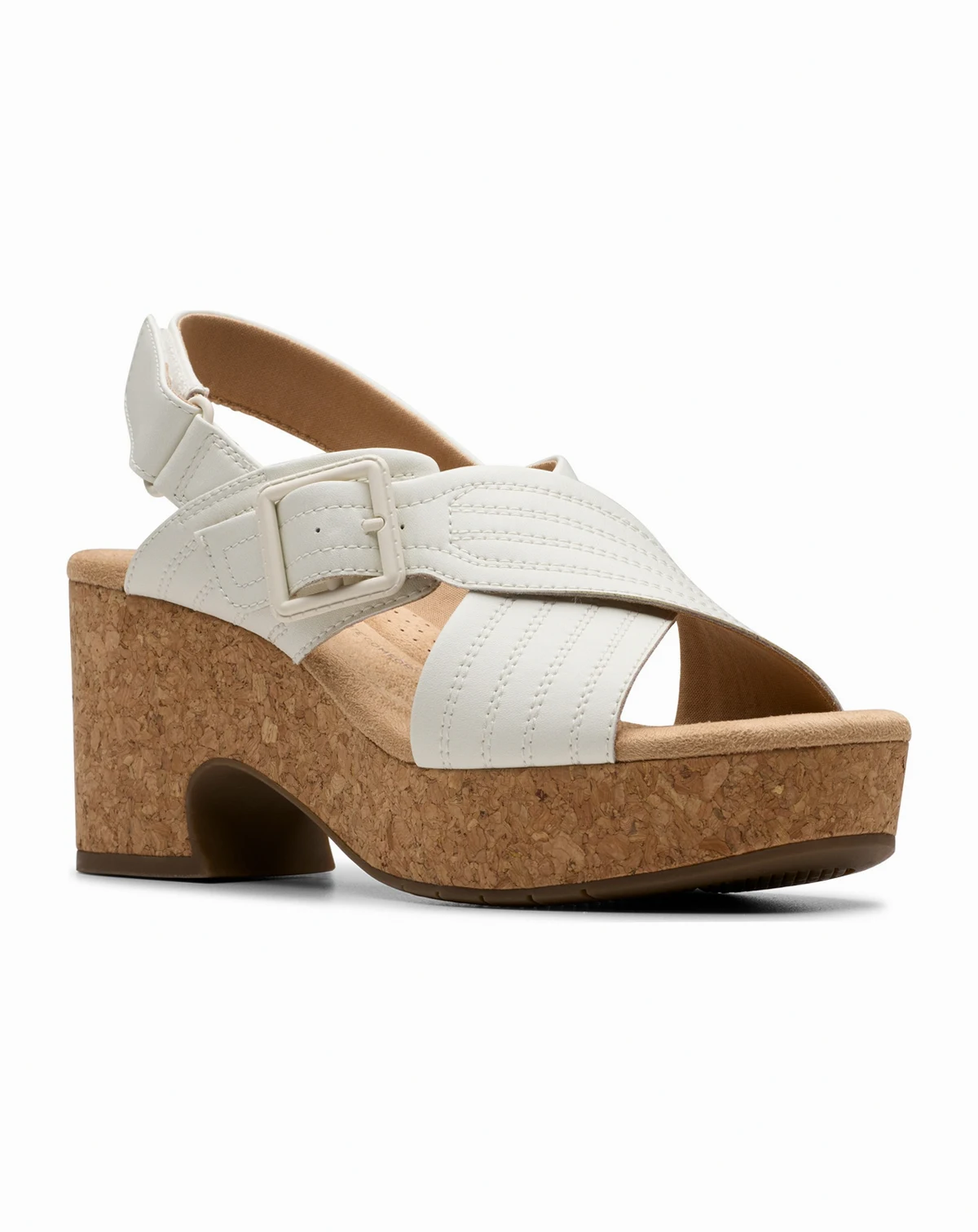 Collection Nerisa West Buckle Wedge Sandals