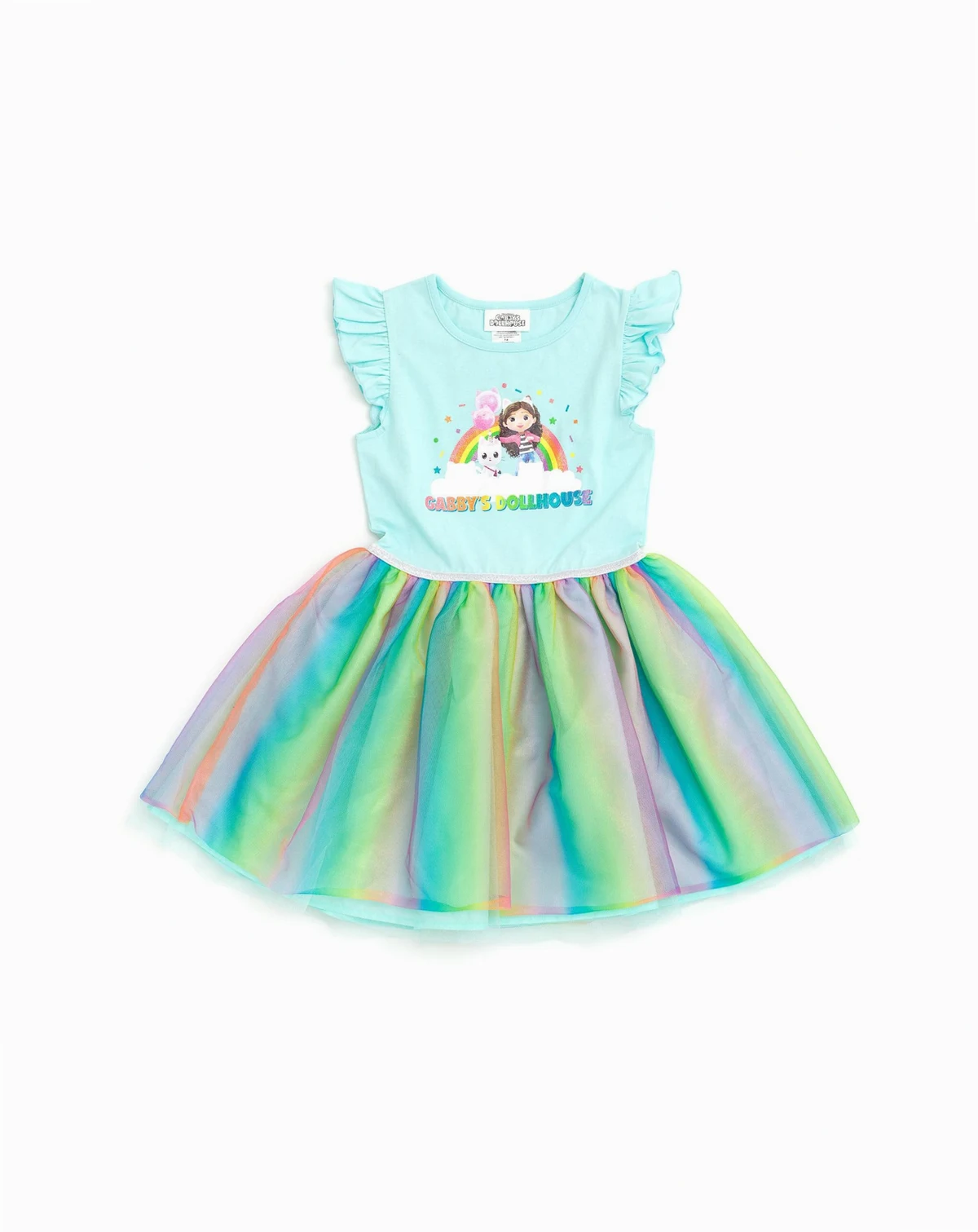 Toddler Girls Gabby Pandy Paws Tulle Dress to