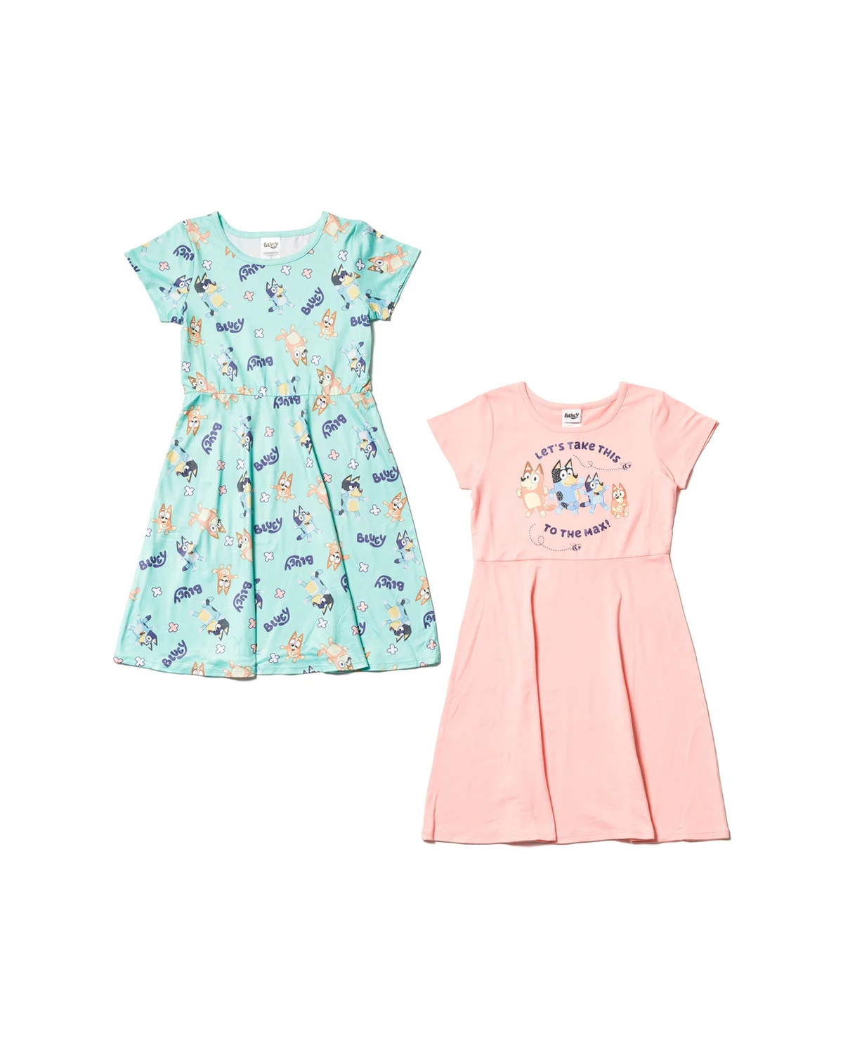 Toddler Girls Mom Dad Bingo 2 Pack Skater Dresses Toddler|Child