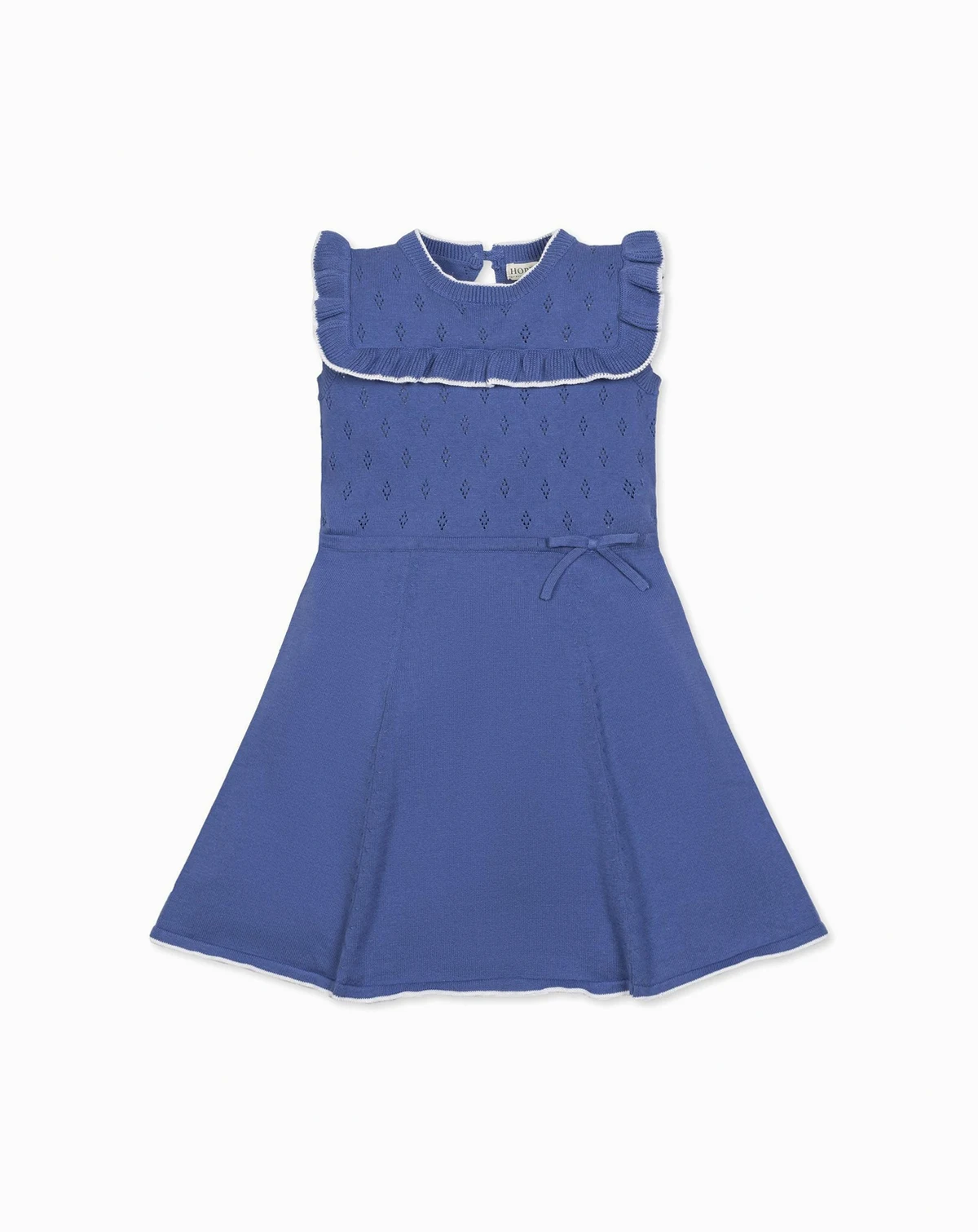 Girls' Sleeveless Ruffle Yoke Sweater Dress, Toddler