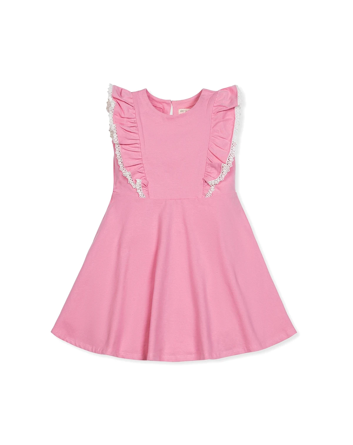 Girls' Sleeveless Knit Pinafore Dress, Toddler