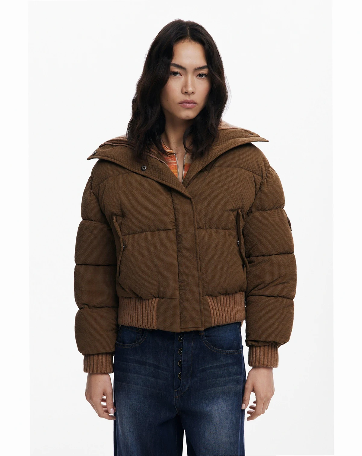 Women's Padded bomber-style coat