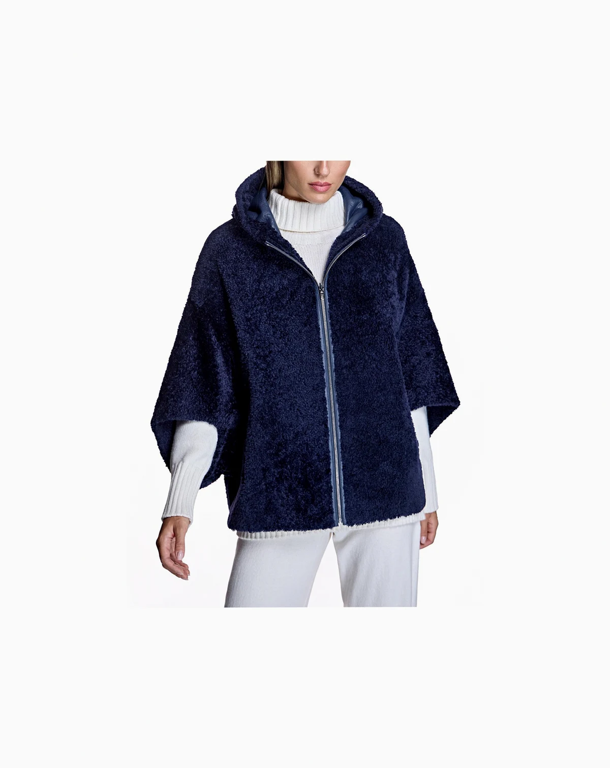 Women's Shearling Cape