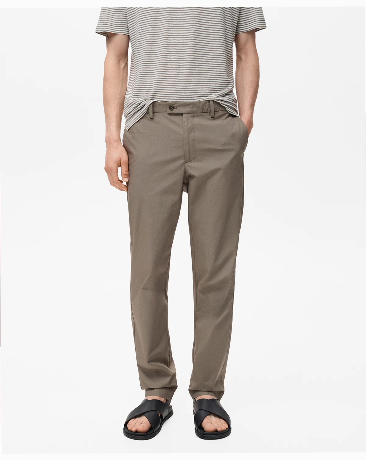 Men's Slim-Fit Cotton Pants