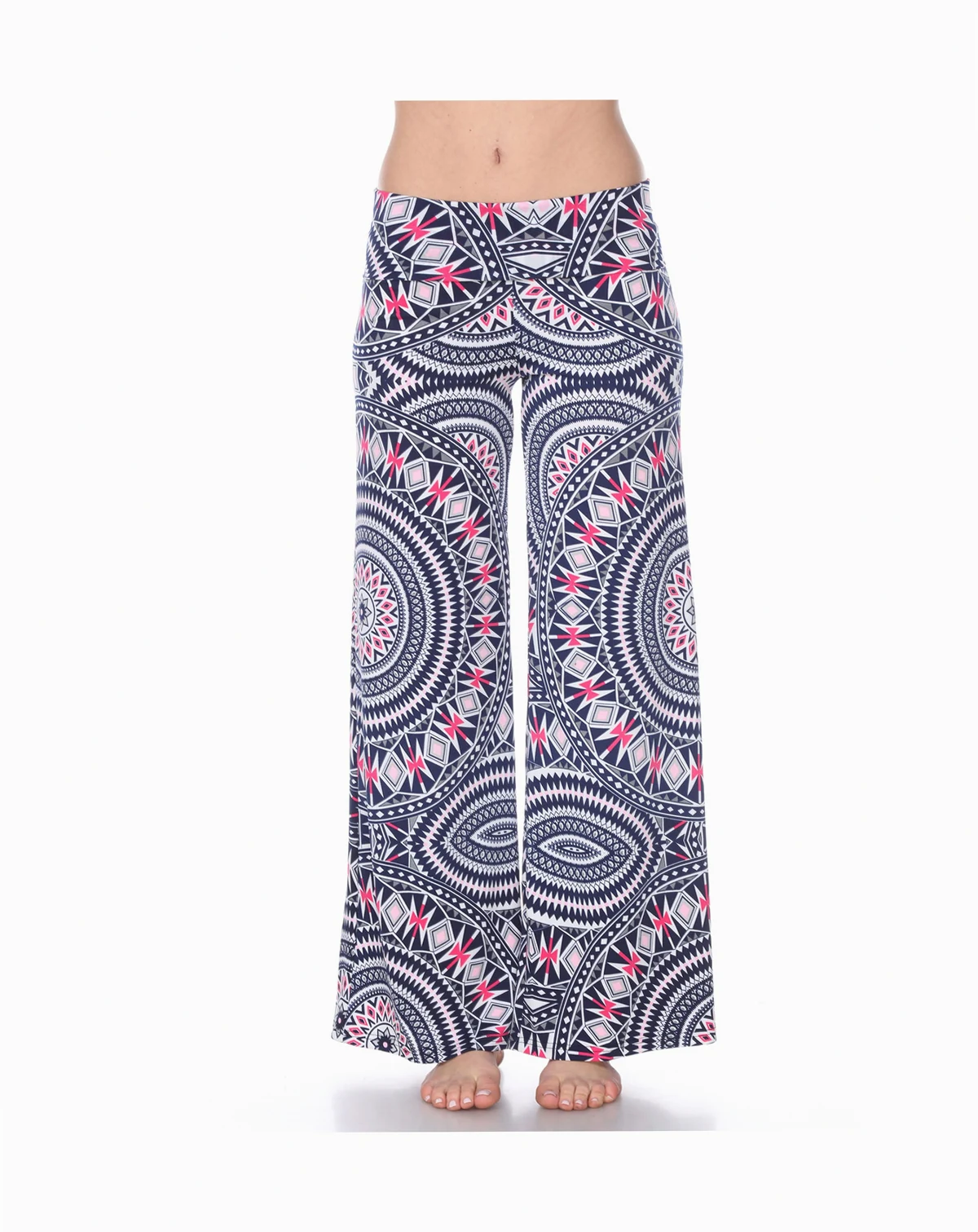 Geometric Print Palazzo Pants