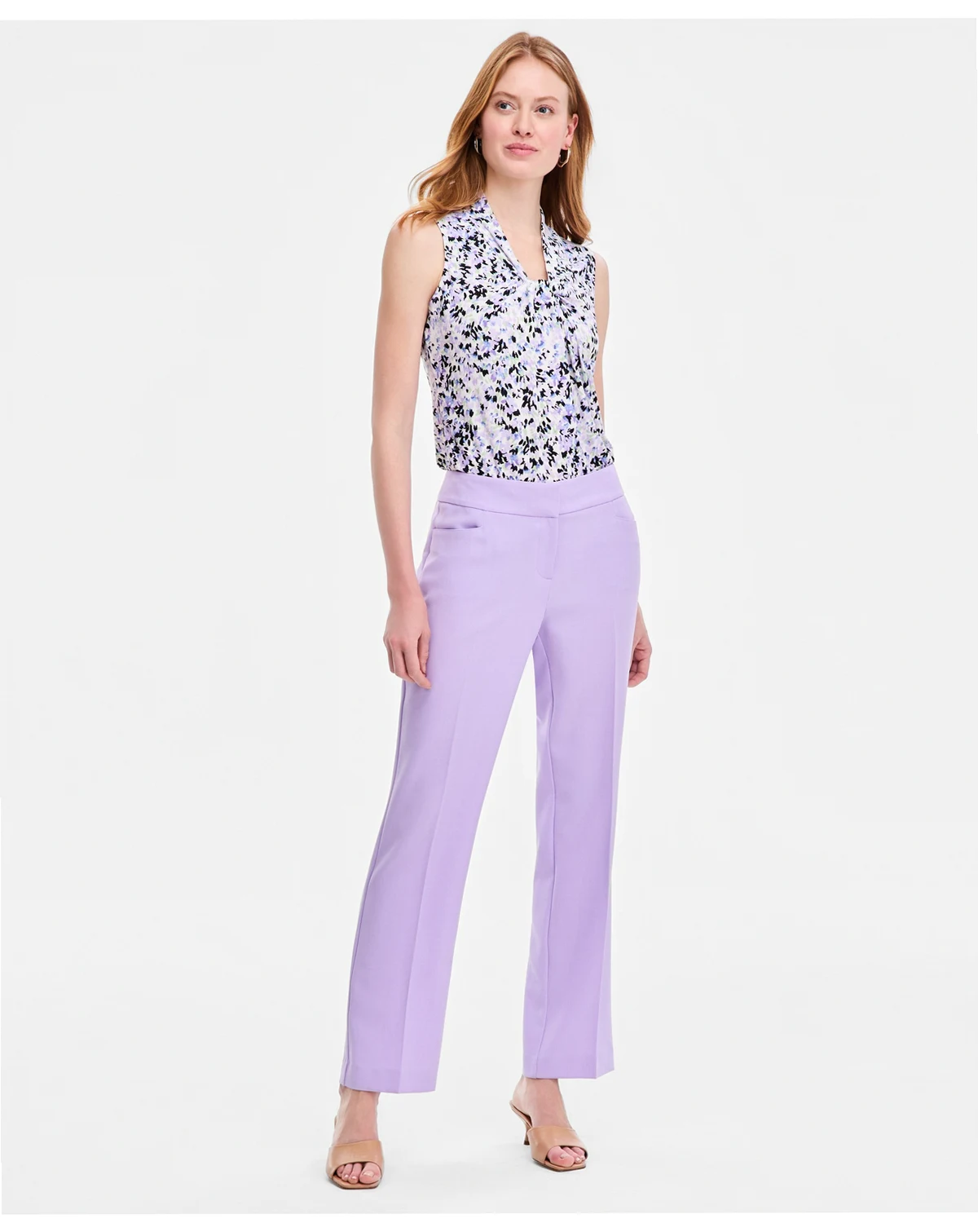 Women's High-Rise Straight Leg Pants