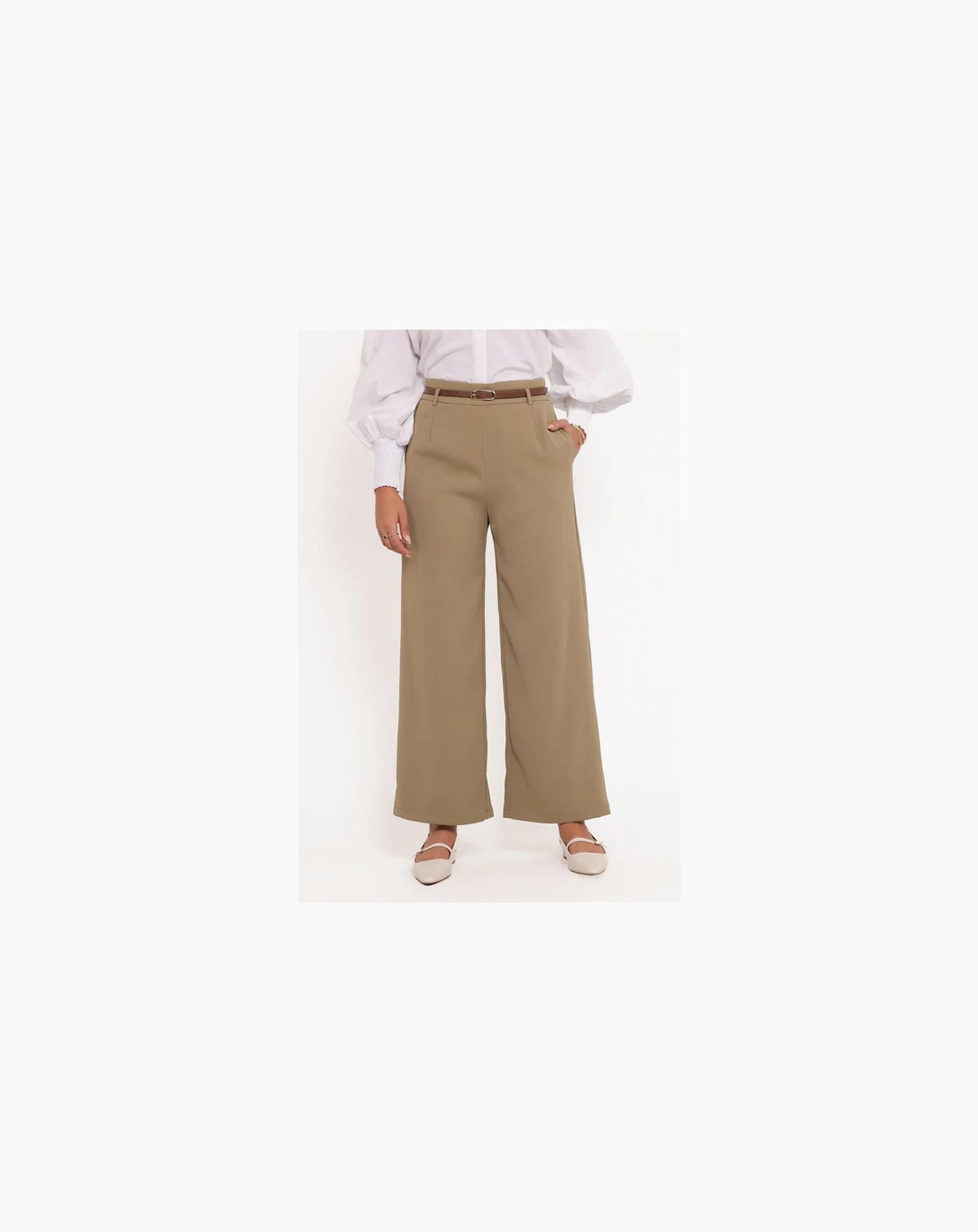 Women's Ceres Belted Wide Leg Pant