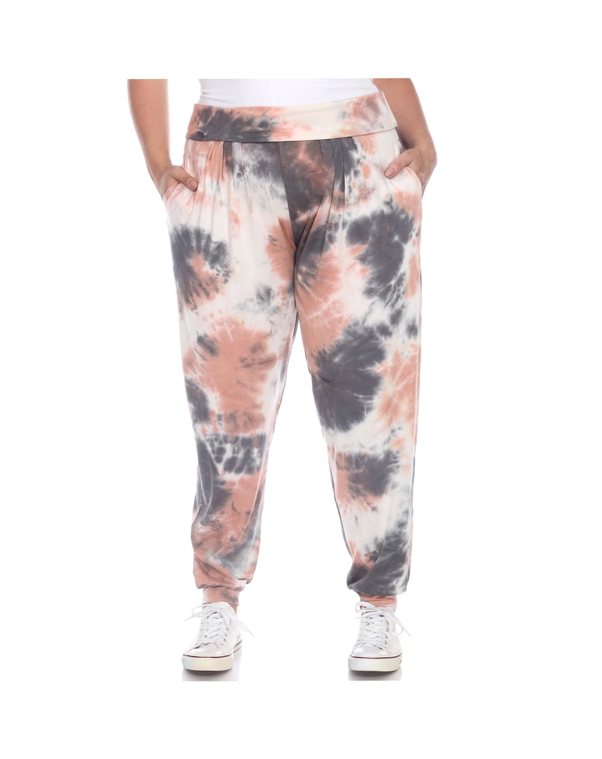 Plus Size Tie Dye Harem Pants