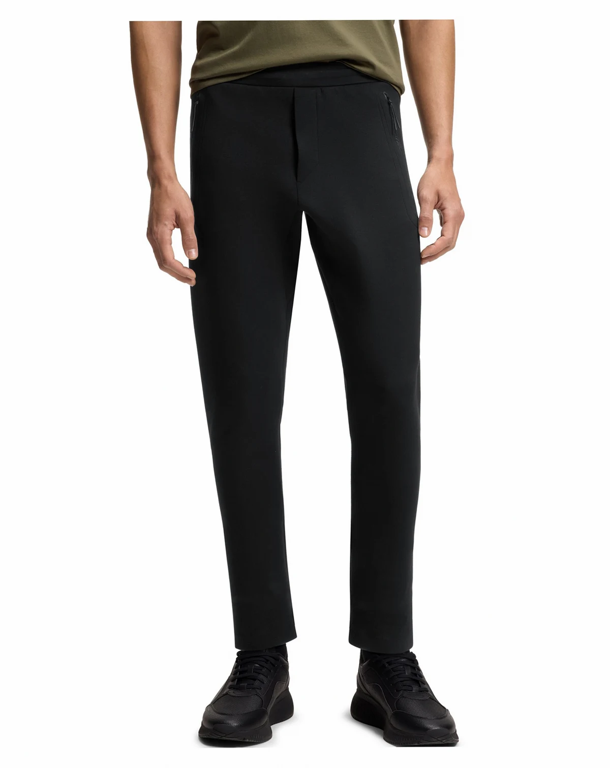 BOSS x Porsche Men's Reflective Branding Tracksuit Pants