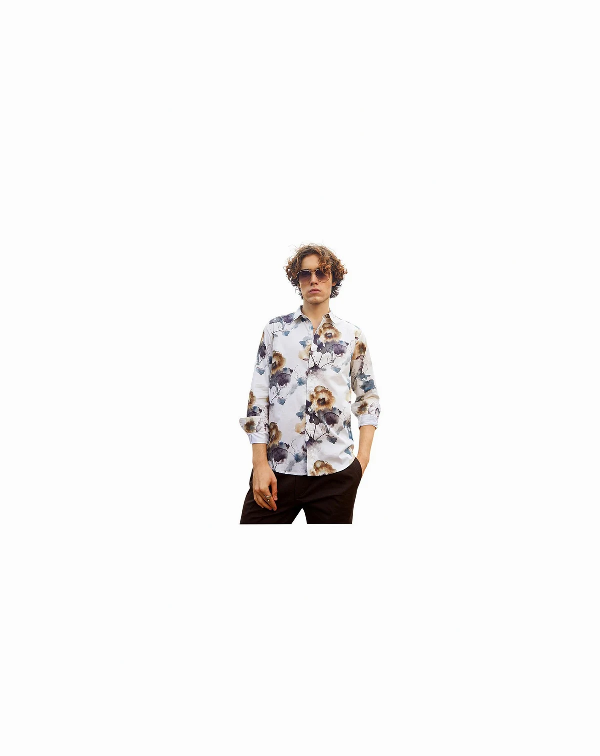 Men's Off-White Earthy Splotch Shirt