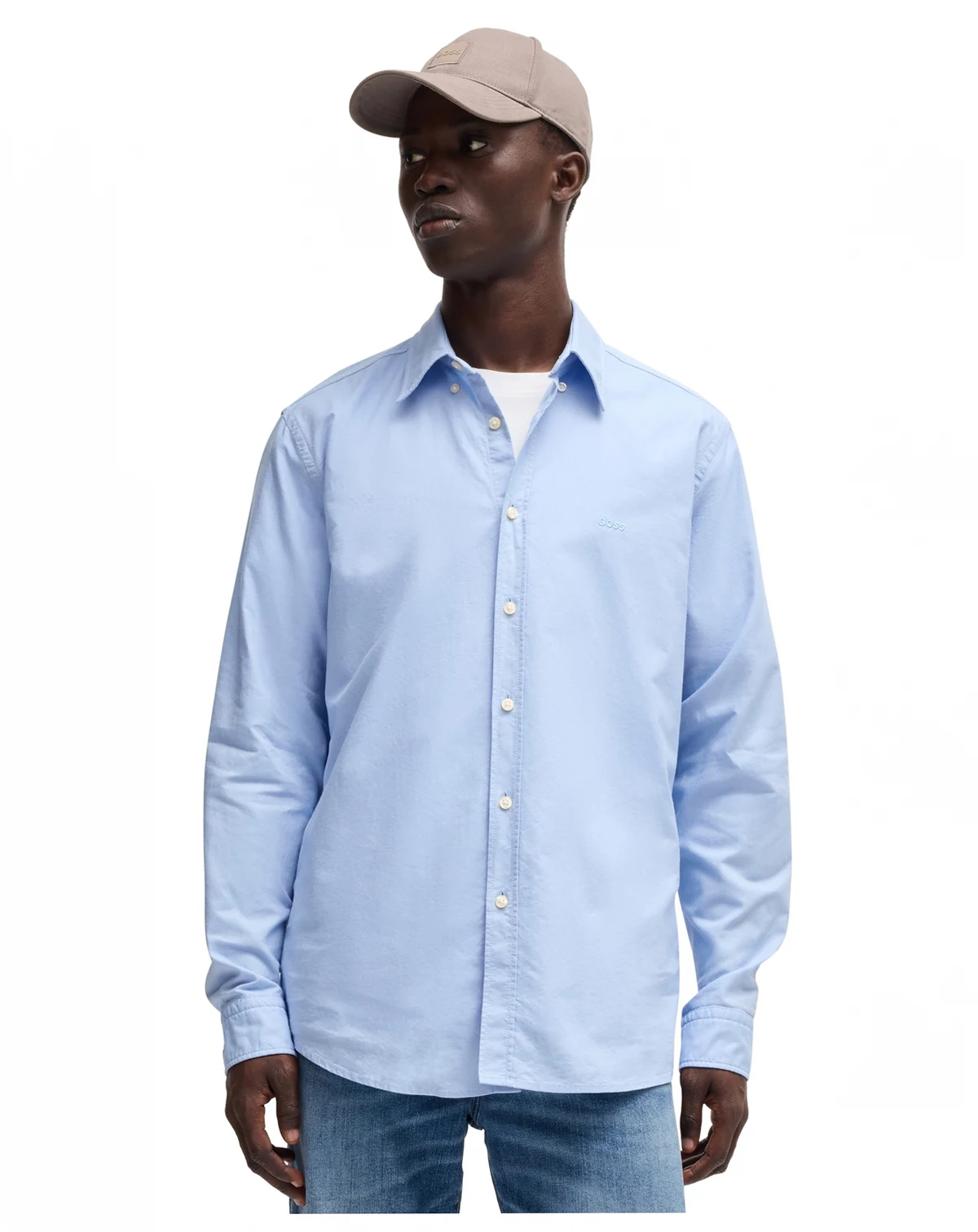 Men's Button-Down Regular-Fit Dress Shirt