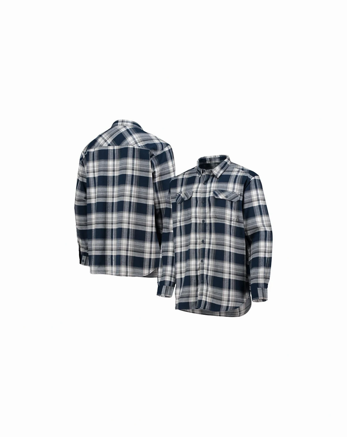 Men's Navy, White Dallas Cowboys Flare Gun Omni-Wick Button-Up Long Sleeve Shirt