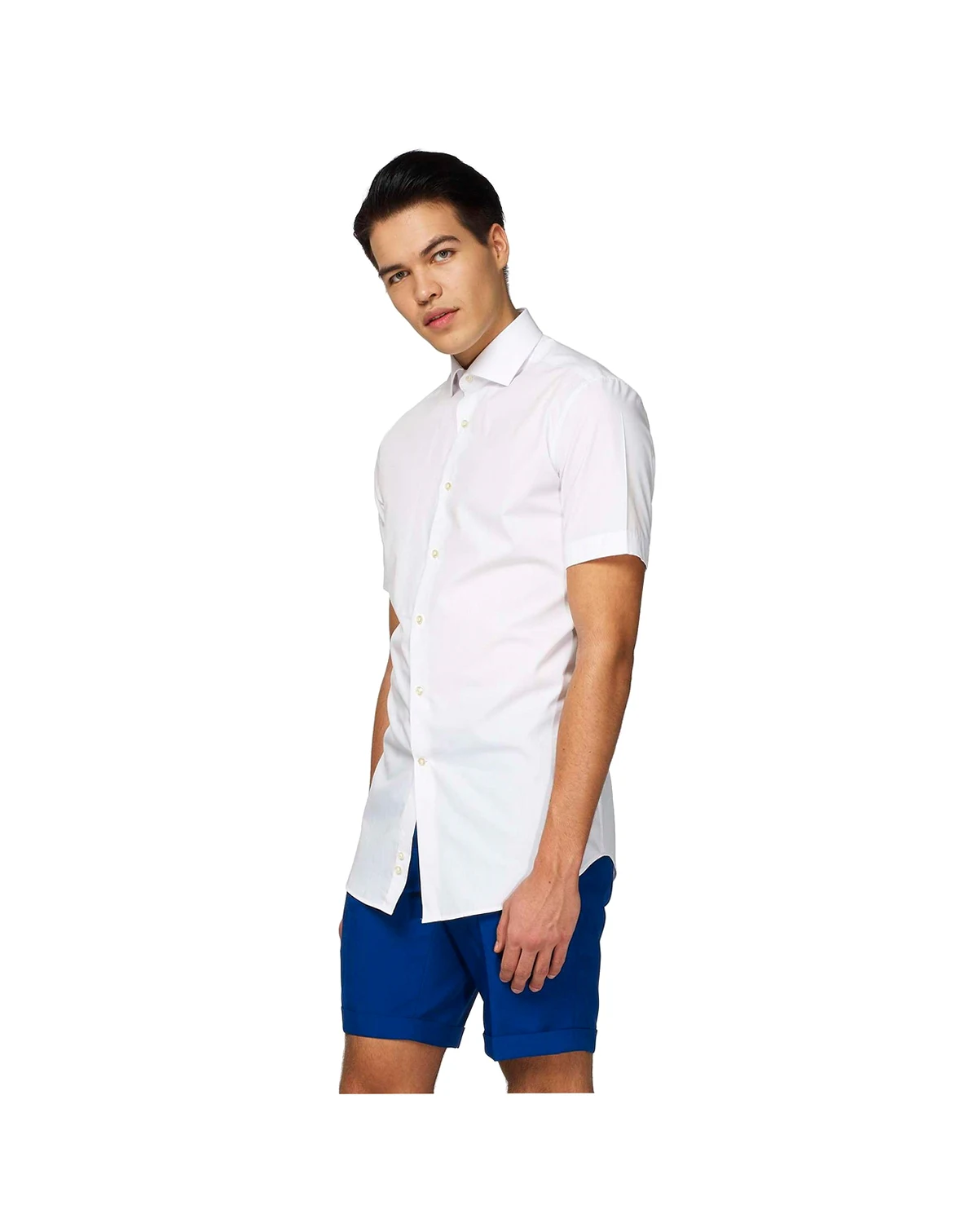Men's SHIRT Short Sleeve White Knight