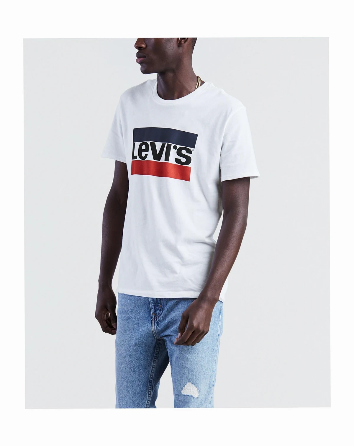 Men's Sportswear Logo Graphic Crewneck T-shirt