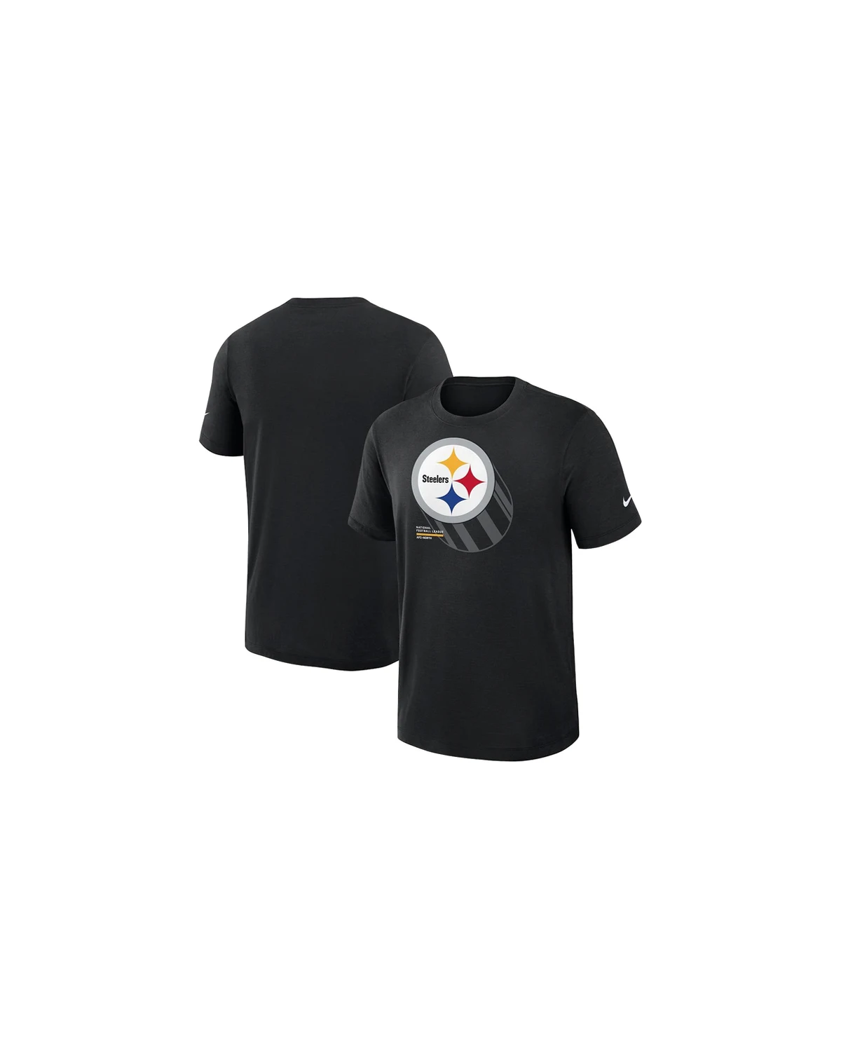 Nike Men's Black Pittsburgh Steelers Left End Run Slub Performance T-Shirt