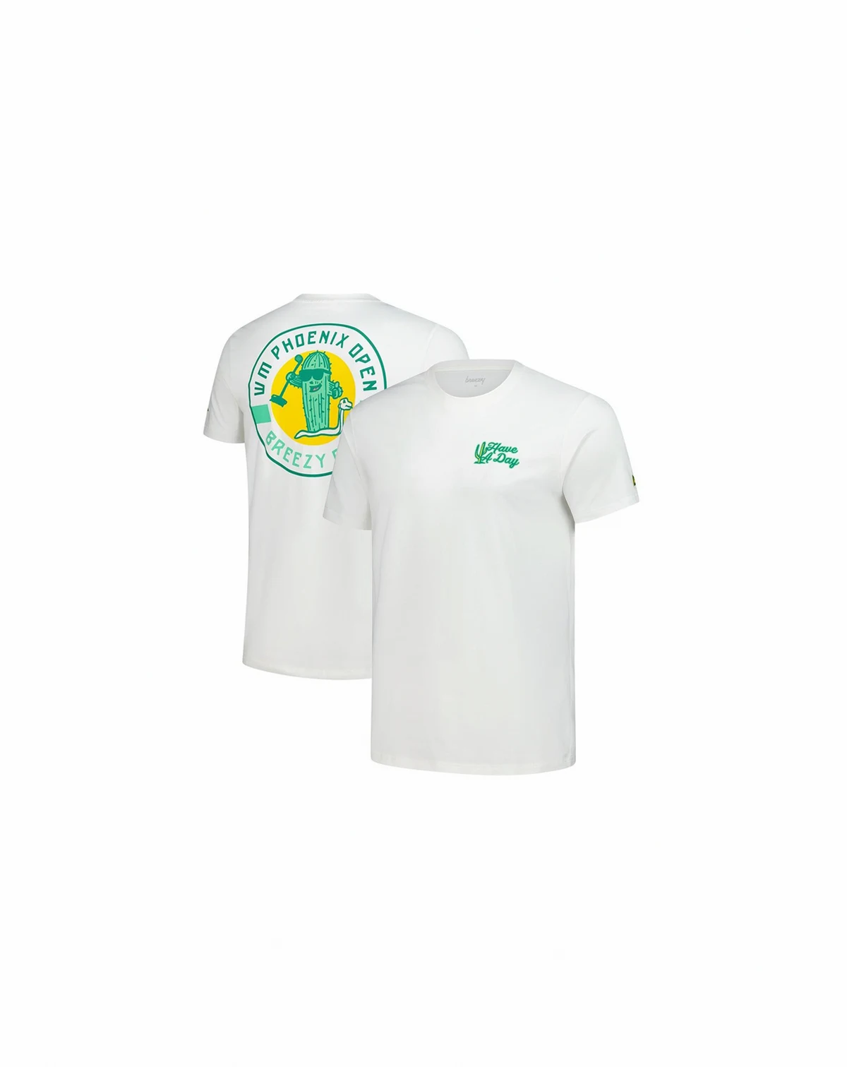 Men's Cream WM Phoenix Open Cactus Crest T-Shirt