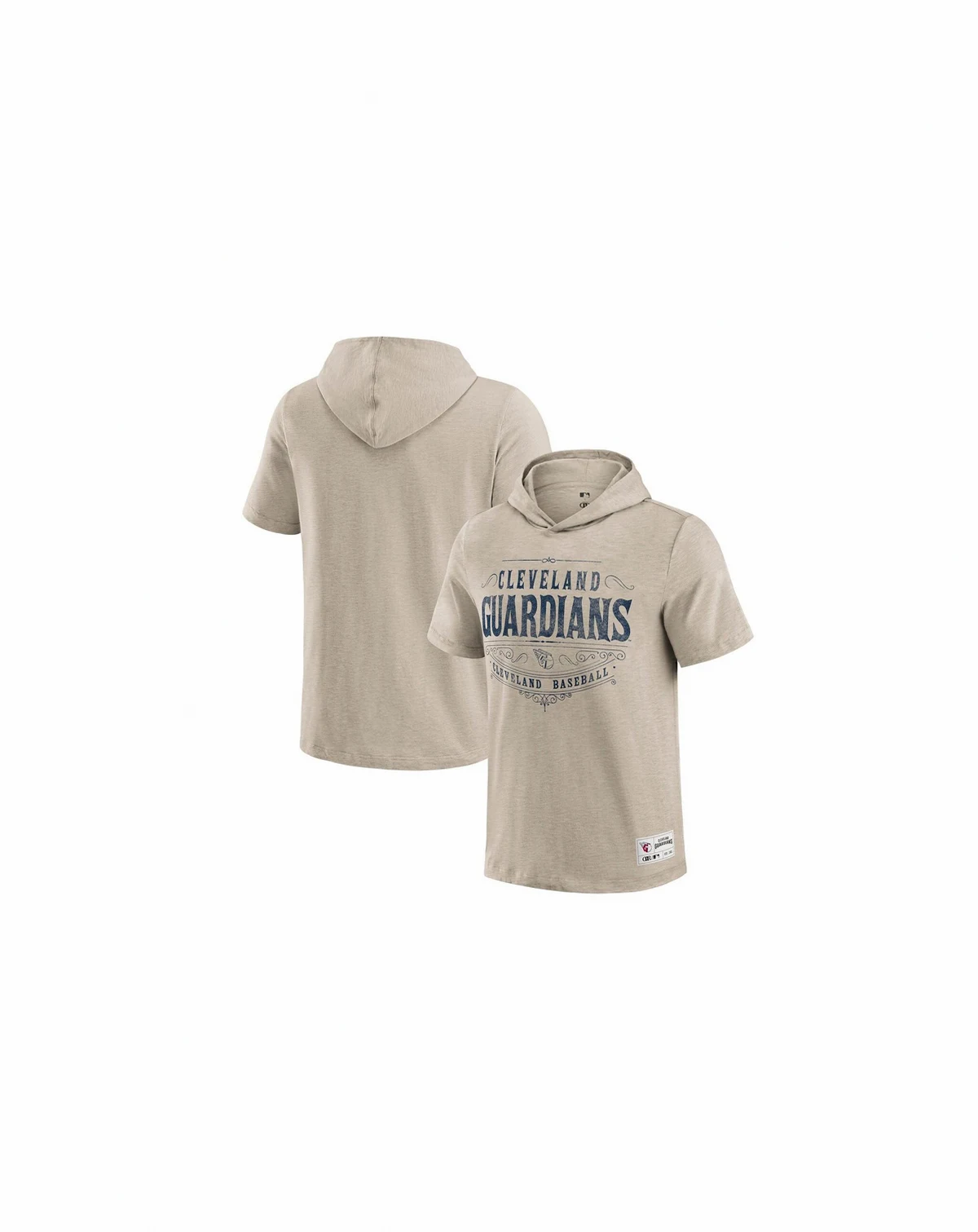 Darius Rucker Collection by Men's Tan Cleveland Guardians Hooded T-Shirt