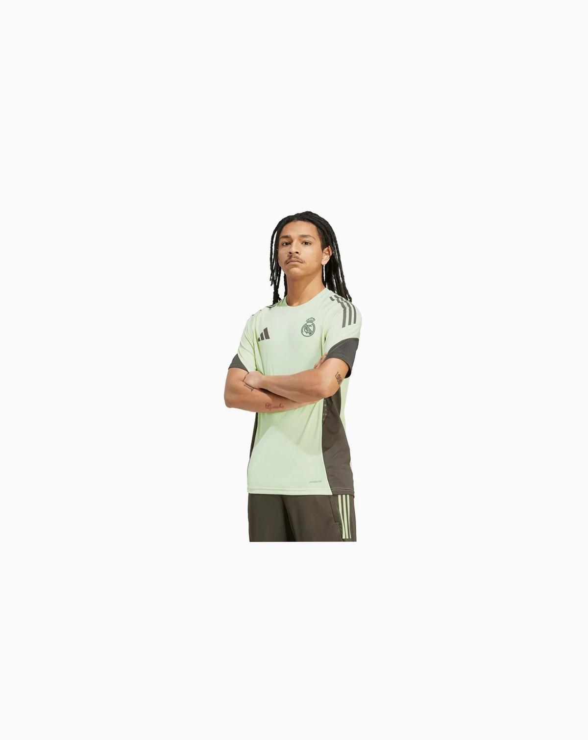 Men's Green Real Madrid 2025/26 AEROREADY Training Jersey