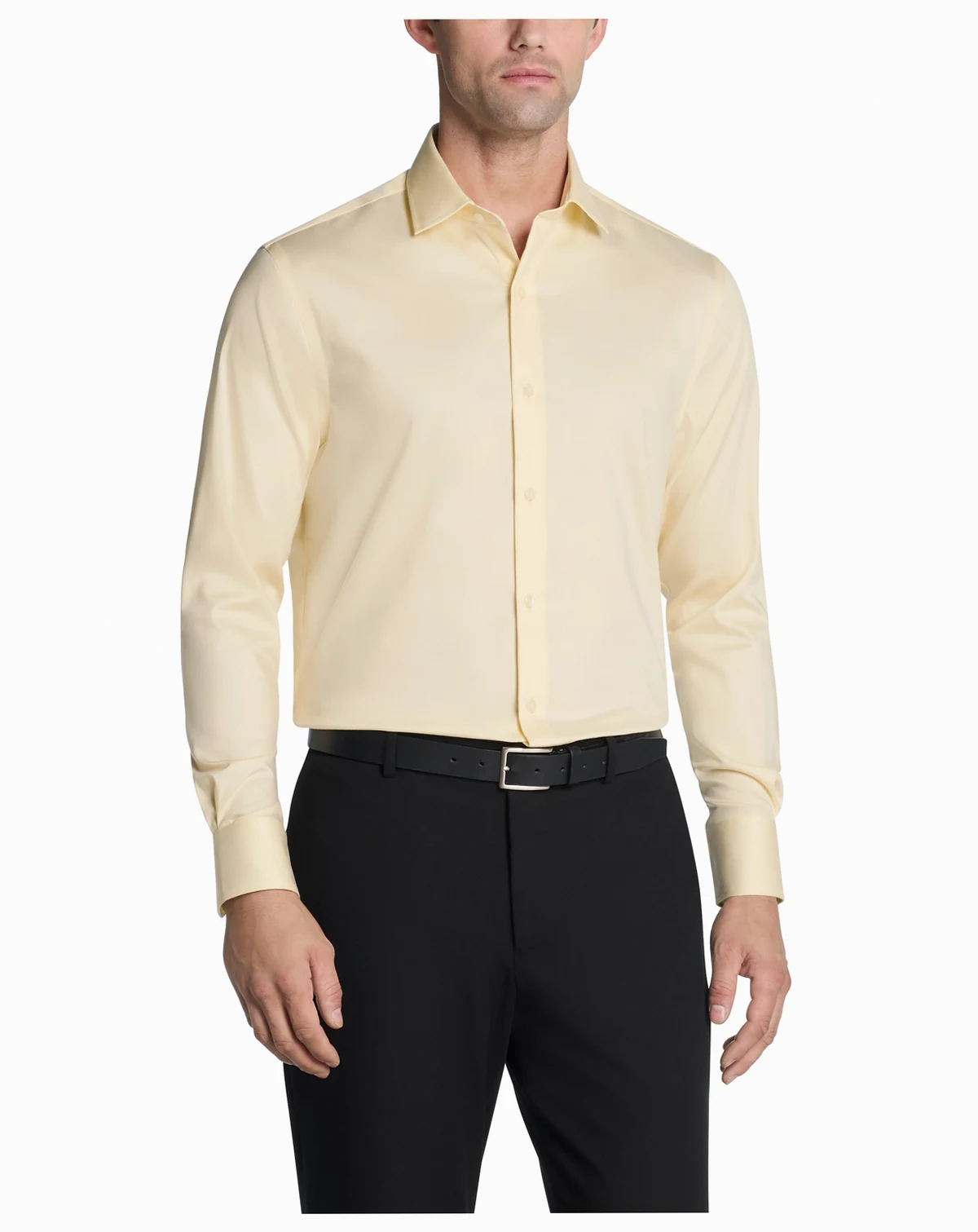 Men's Slim-Fit Stretch Twill Dress Shirt