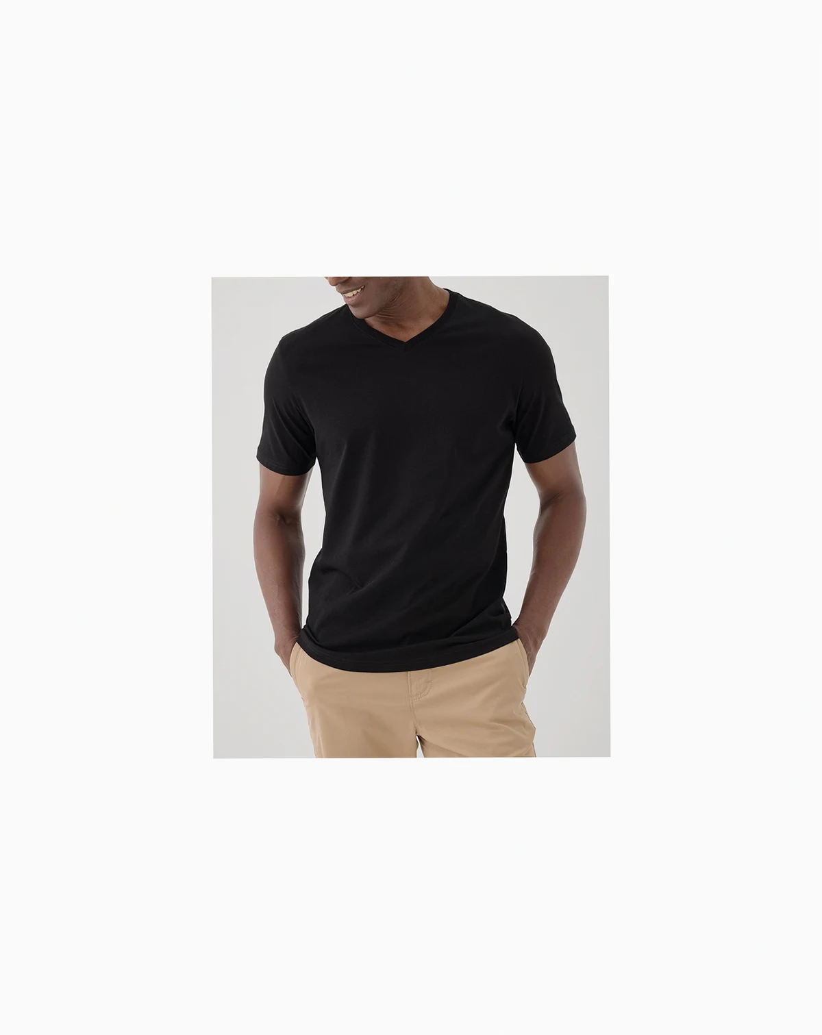 Men's Organic Cotton Softspun V-Neck Tee