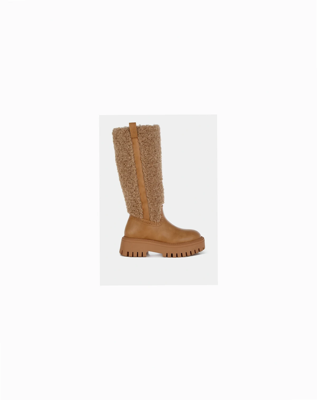 Womens Lapland Fur Detail Calf Length Boots