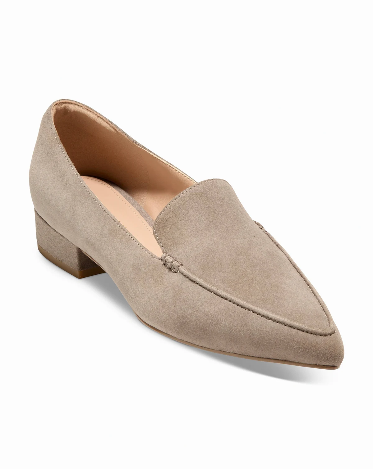Women's Valantina Pointed Toe Block Heel Loafers
