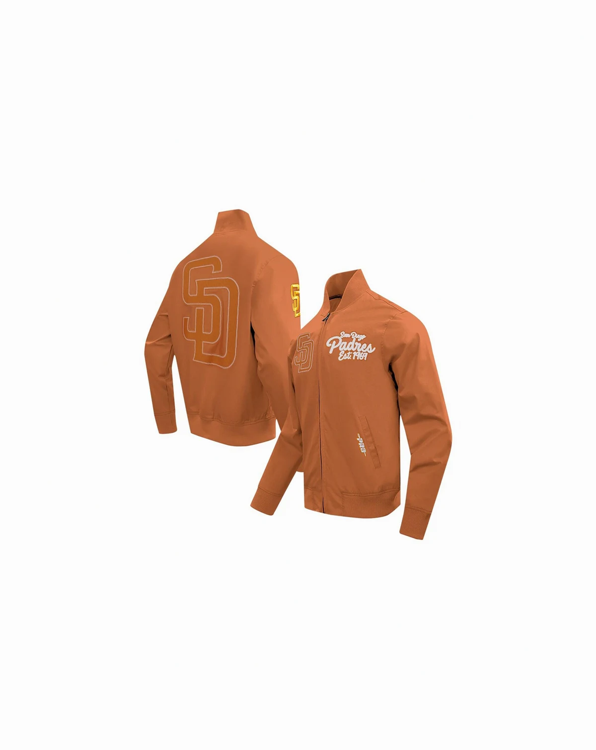 Men's Brown San Diego Padres Paint The City Twill Full-Zip Jacket