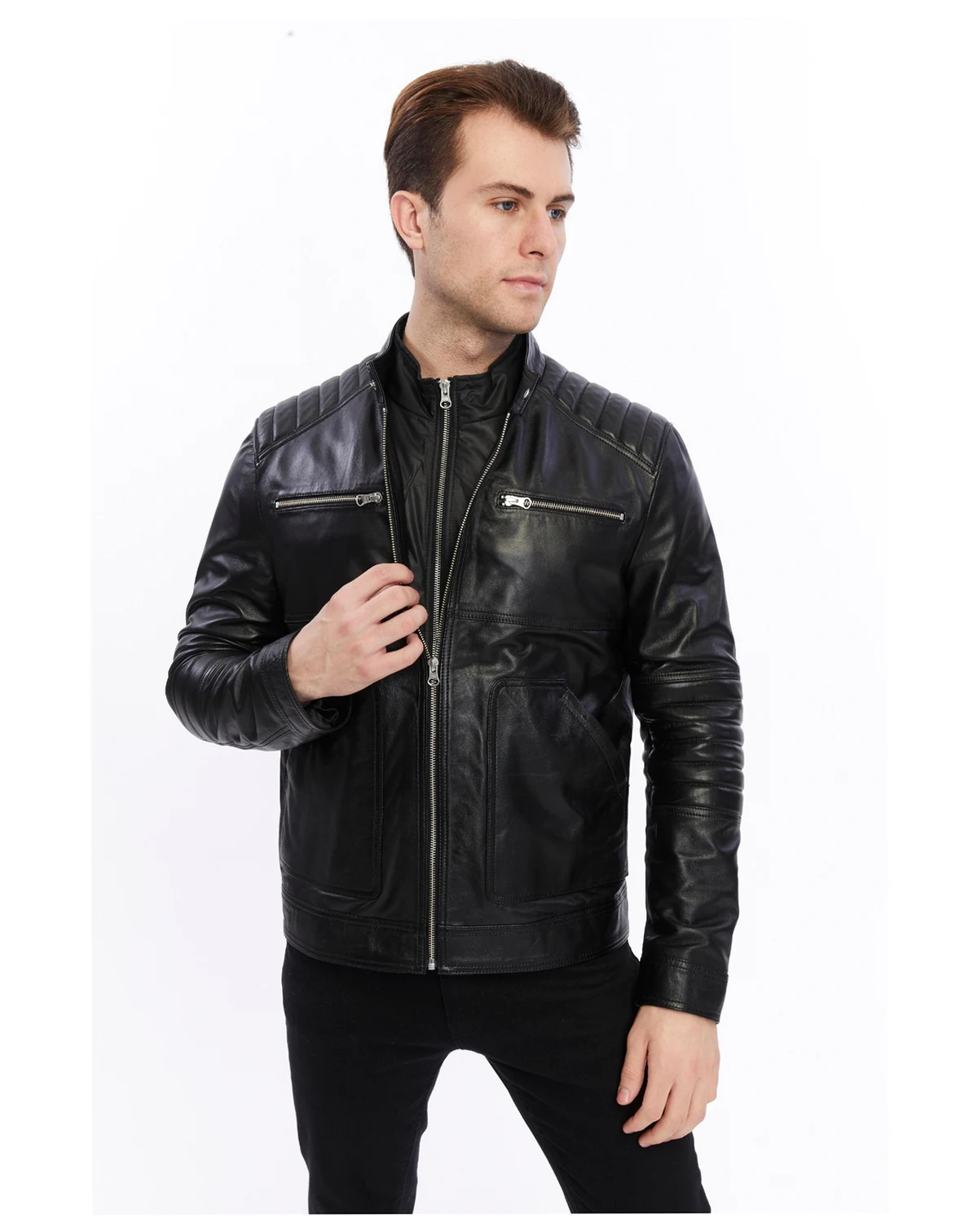 Men's Genuine Leather Jacket