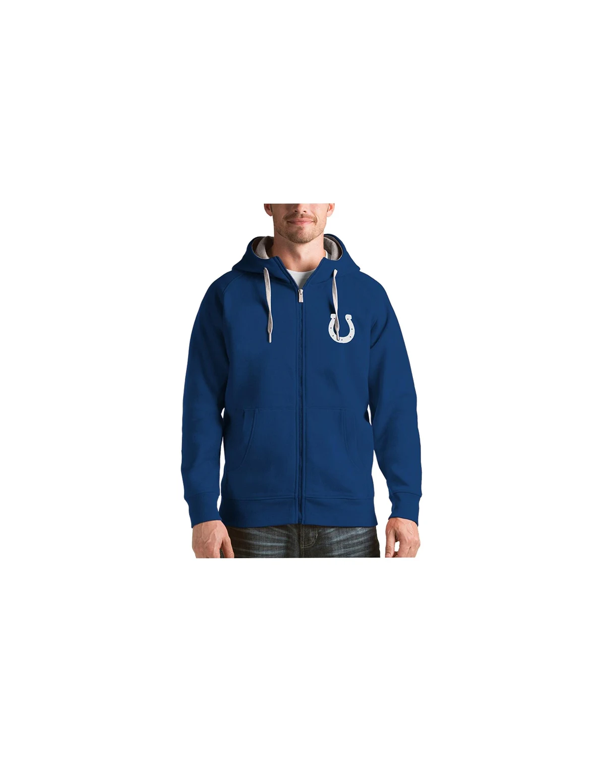 Men's Royal Indianapolis Colts Victory Full-Zip Hoodie