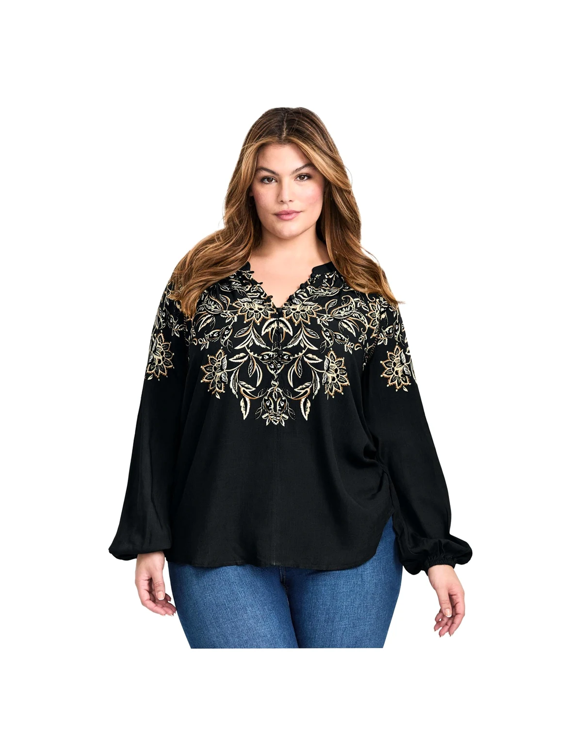 Women's Plus Size Temptation V-Neck Shirt