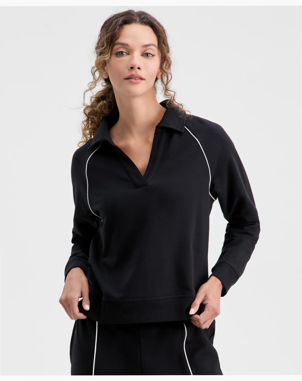 Women's Johnny Collar Top, Macy's Exclusive