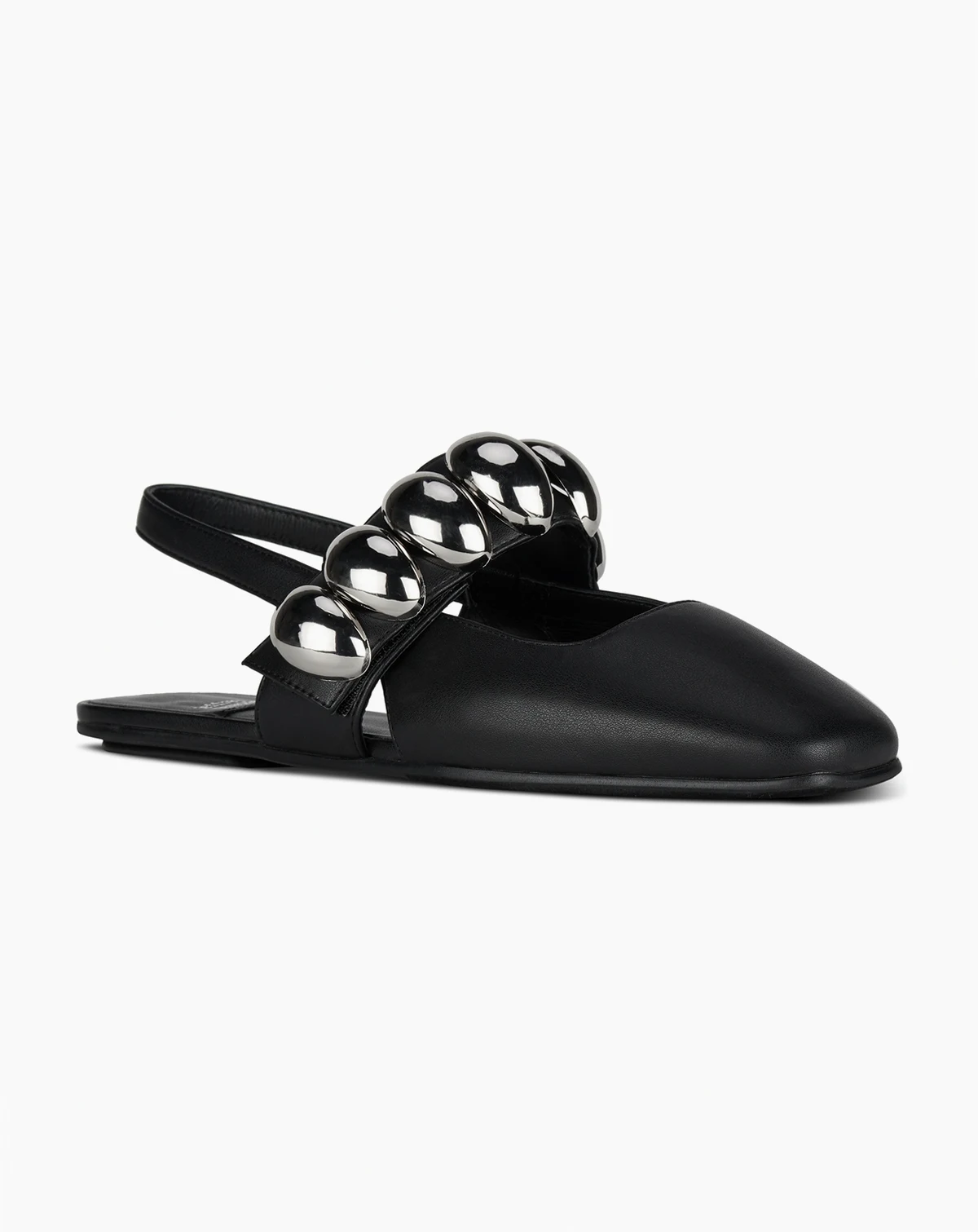 Women's Manon Dome-Studded Slingback Flats