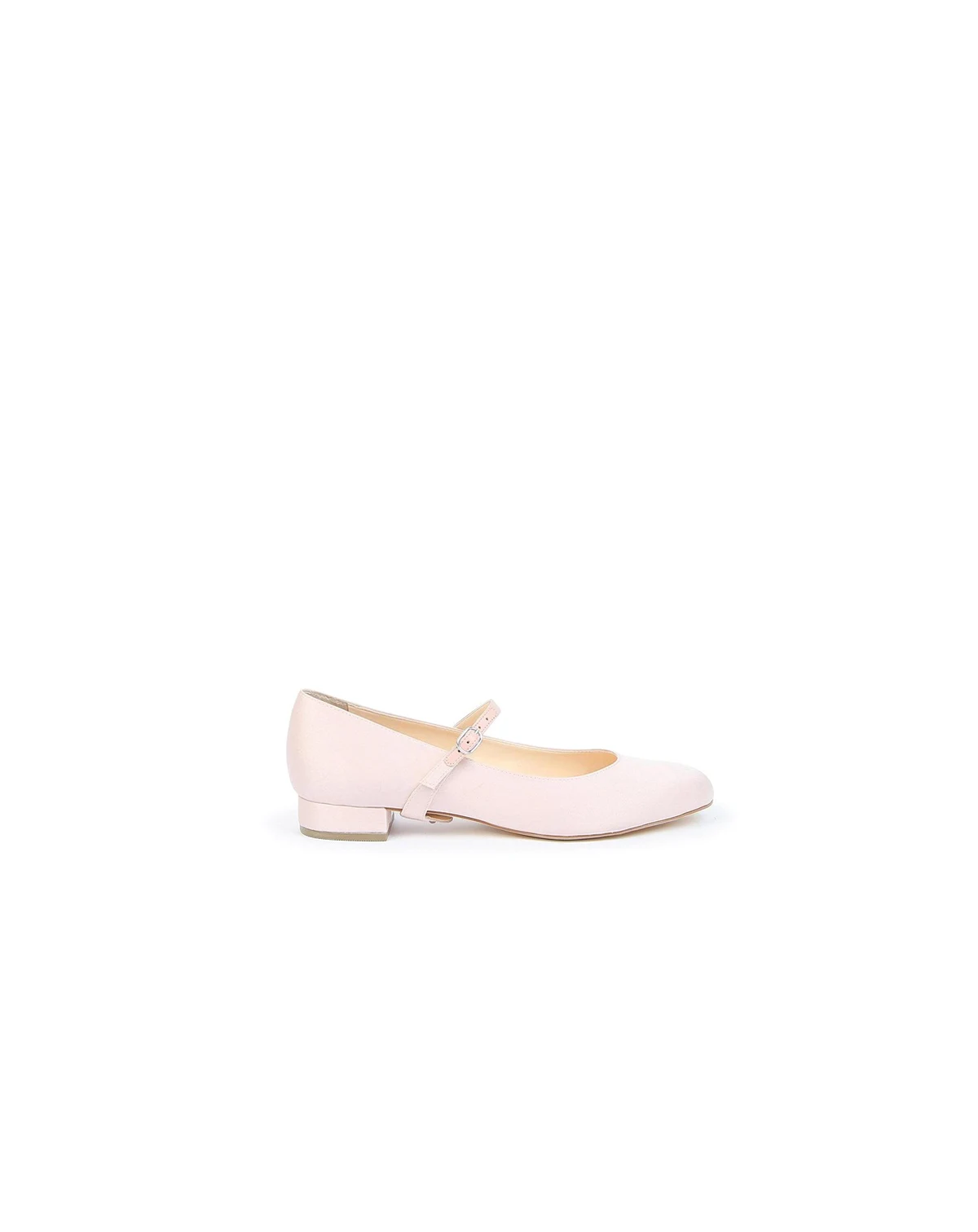 Women's Rose Satin Twiggy Customizable Ballet Flats
