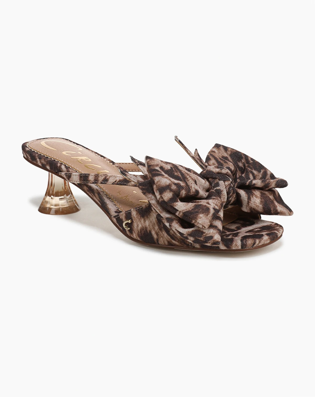 Women's Natalina Bow Kitten-Heel Dress Sandals