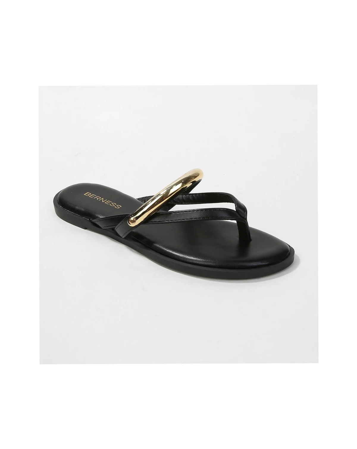 women's  Kara Metal Ring Thong Sandals