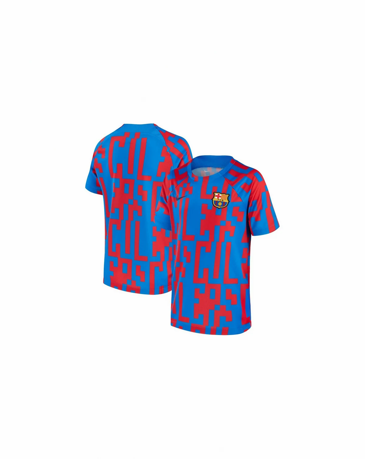 Men's Blue Barcelona 2022/23 Pre-Match Top