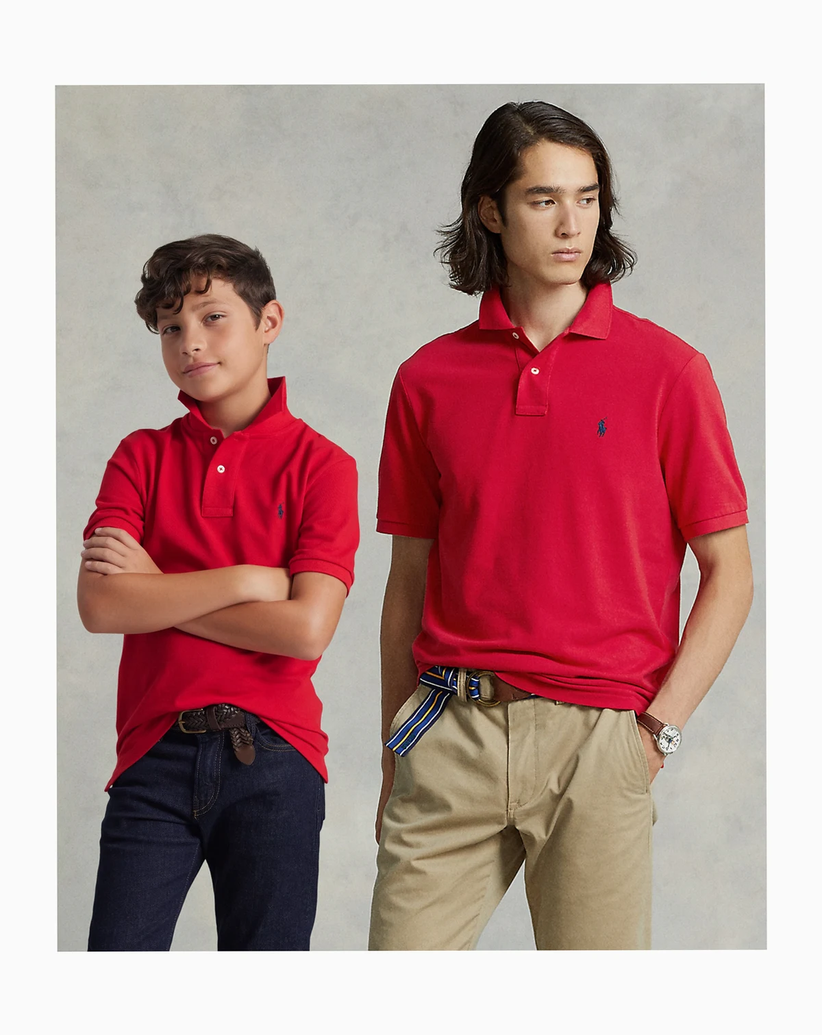 Men's & Kid's Cotton Mesh Polo Shirt Collection