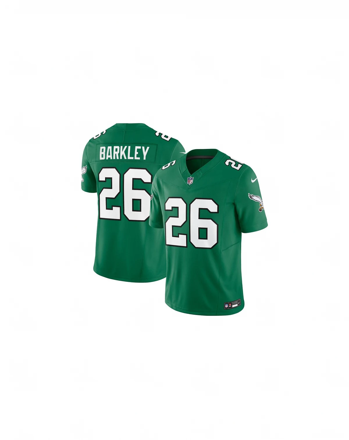 Men's Saquon Barkley Kelly Green Philadelphia Eagles Alternate Vapor F.U.S.E. Limited Jersey