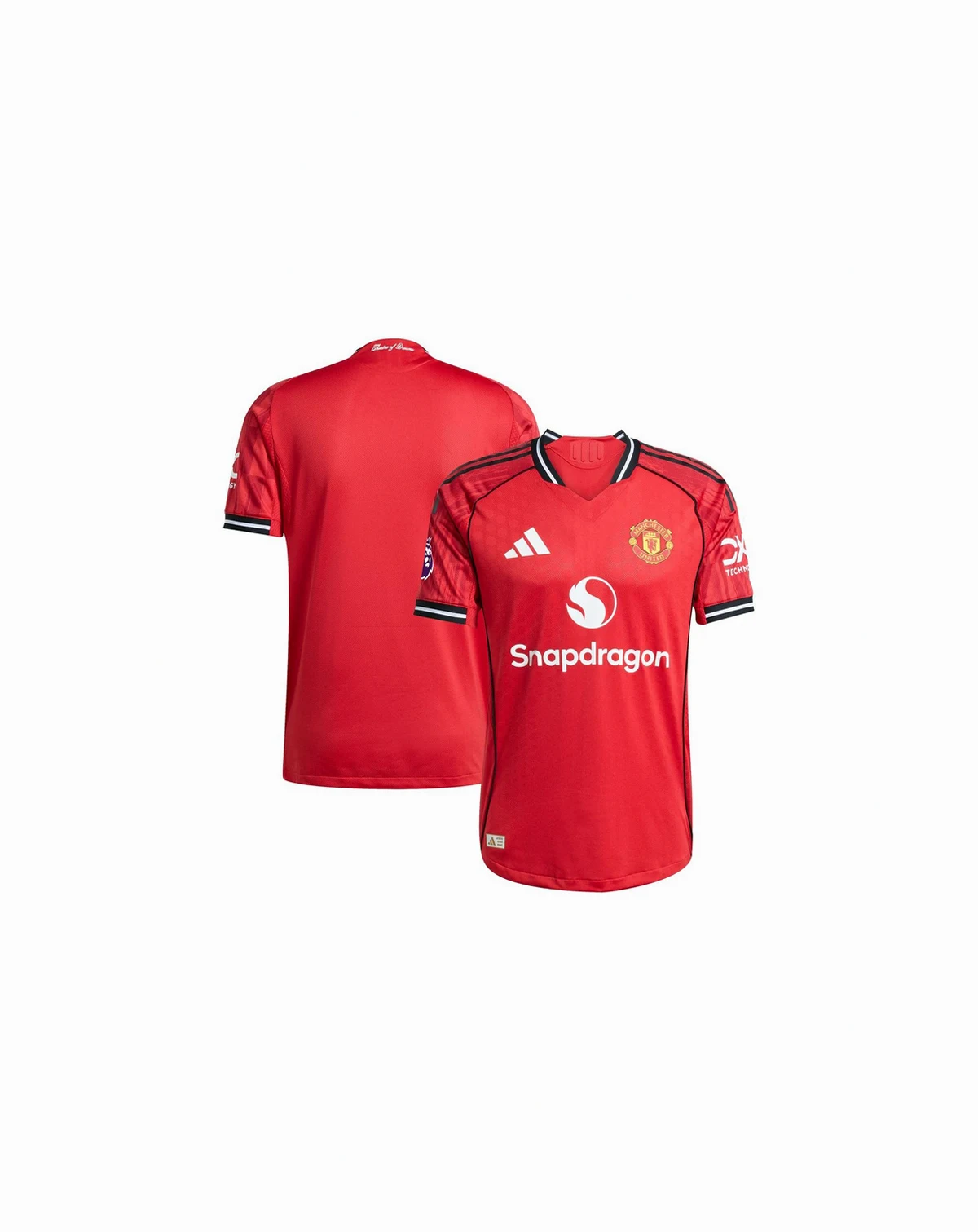 Men's Red Manchester United Home 2025/26 Authentic Player Jersey