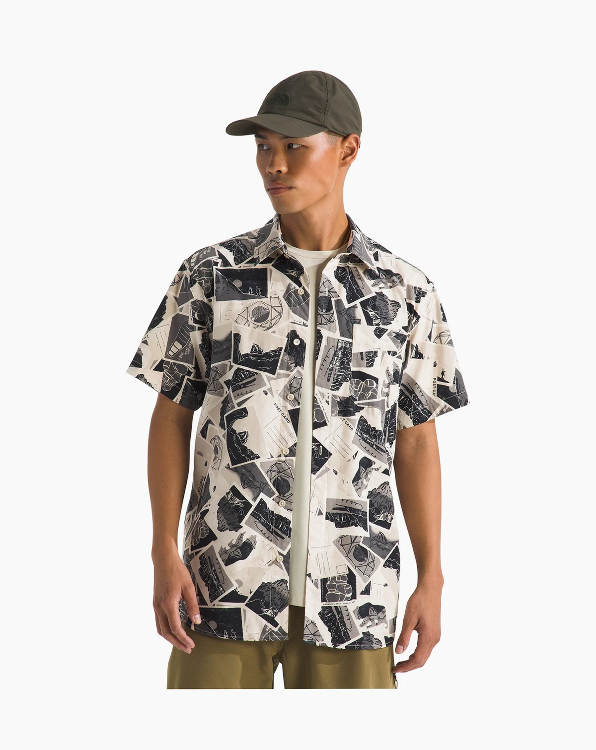 Men's Short-Sleeve Baytrail Pattern Shirt