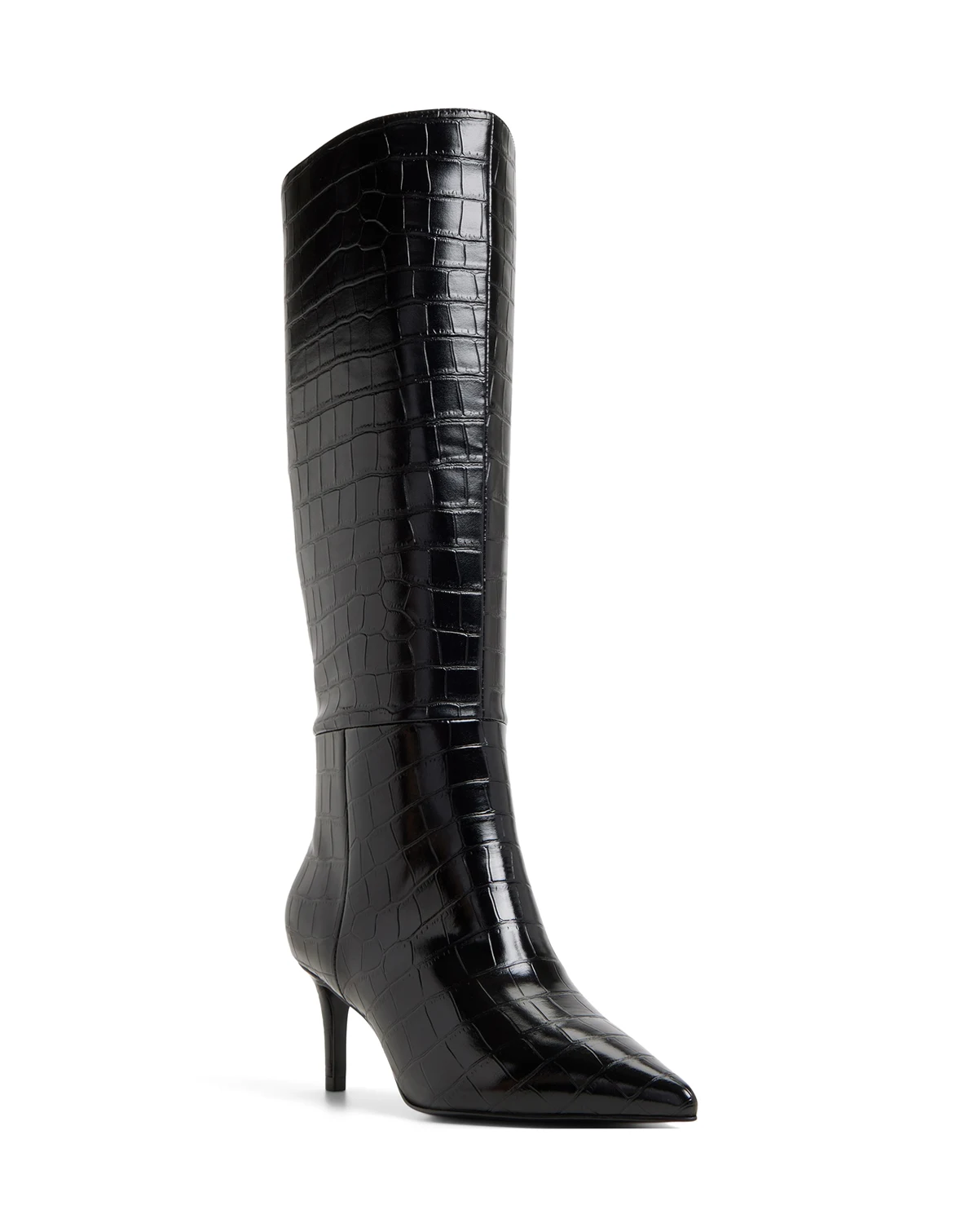 Women's Heather Knee High Pointy Toe Boots