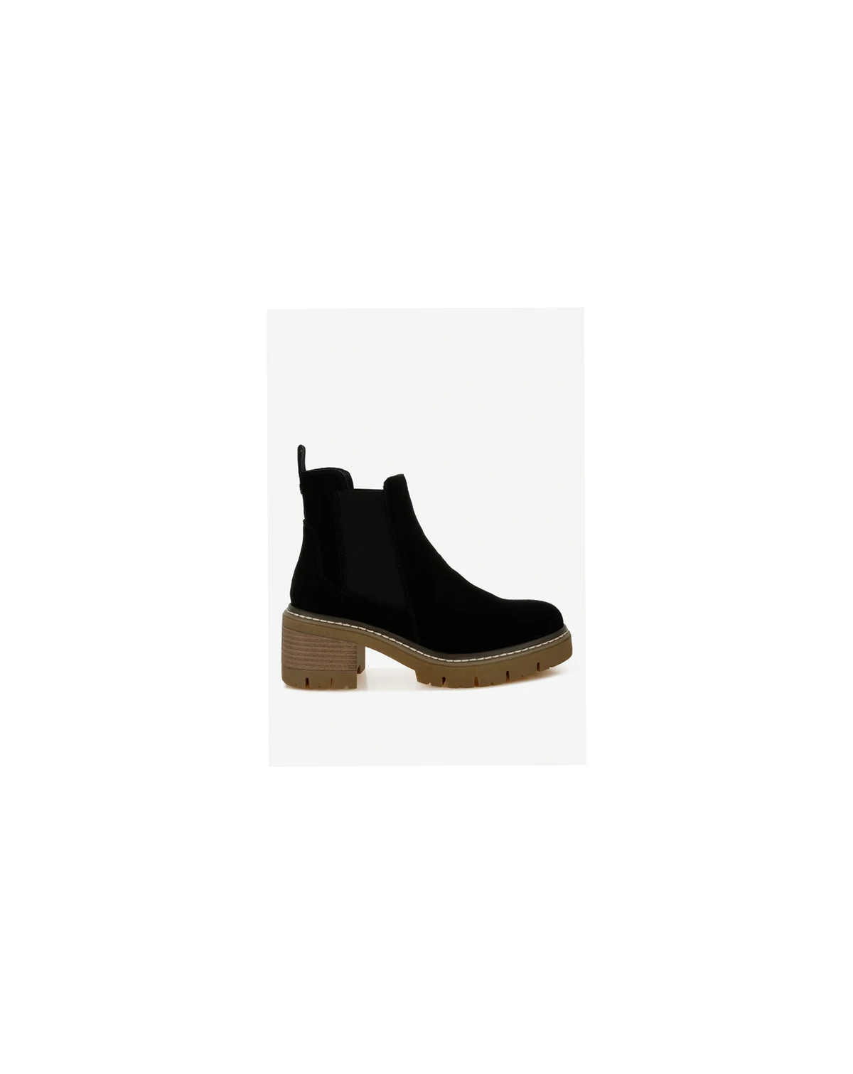 Womens Vostok Suede Chunky Chelsea Boots