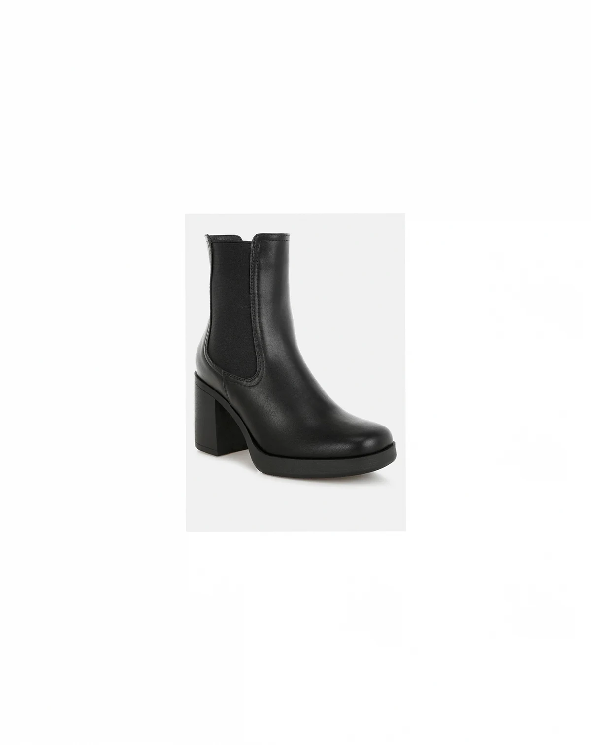 Womens Scuala Faux Leather Chelsea Boots
