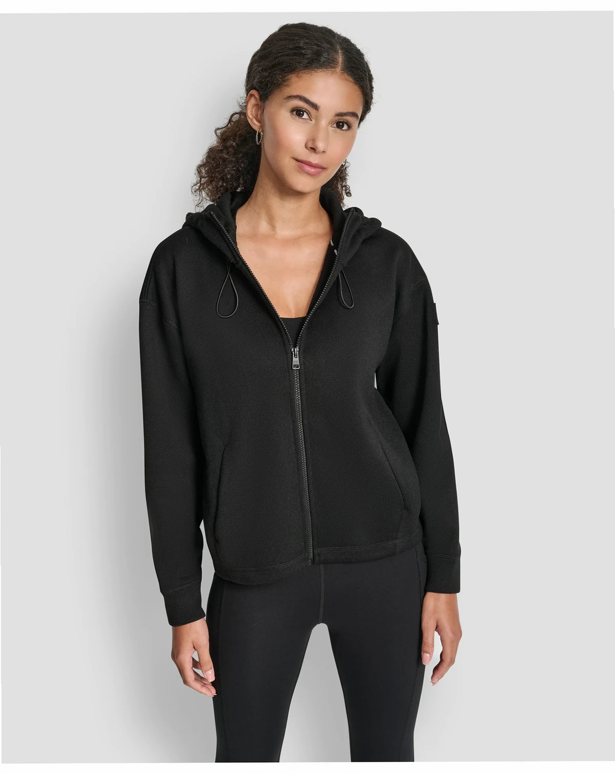 Women's Hooded Neck Zipper Jacket