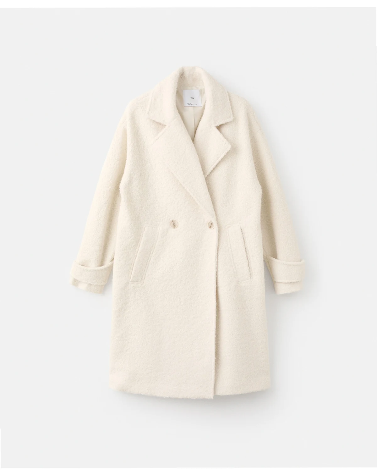 Women's Lapels Boucle Coat