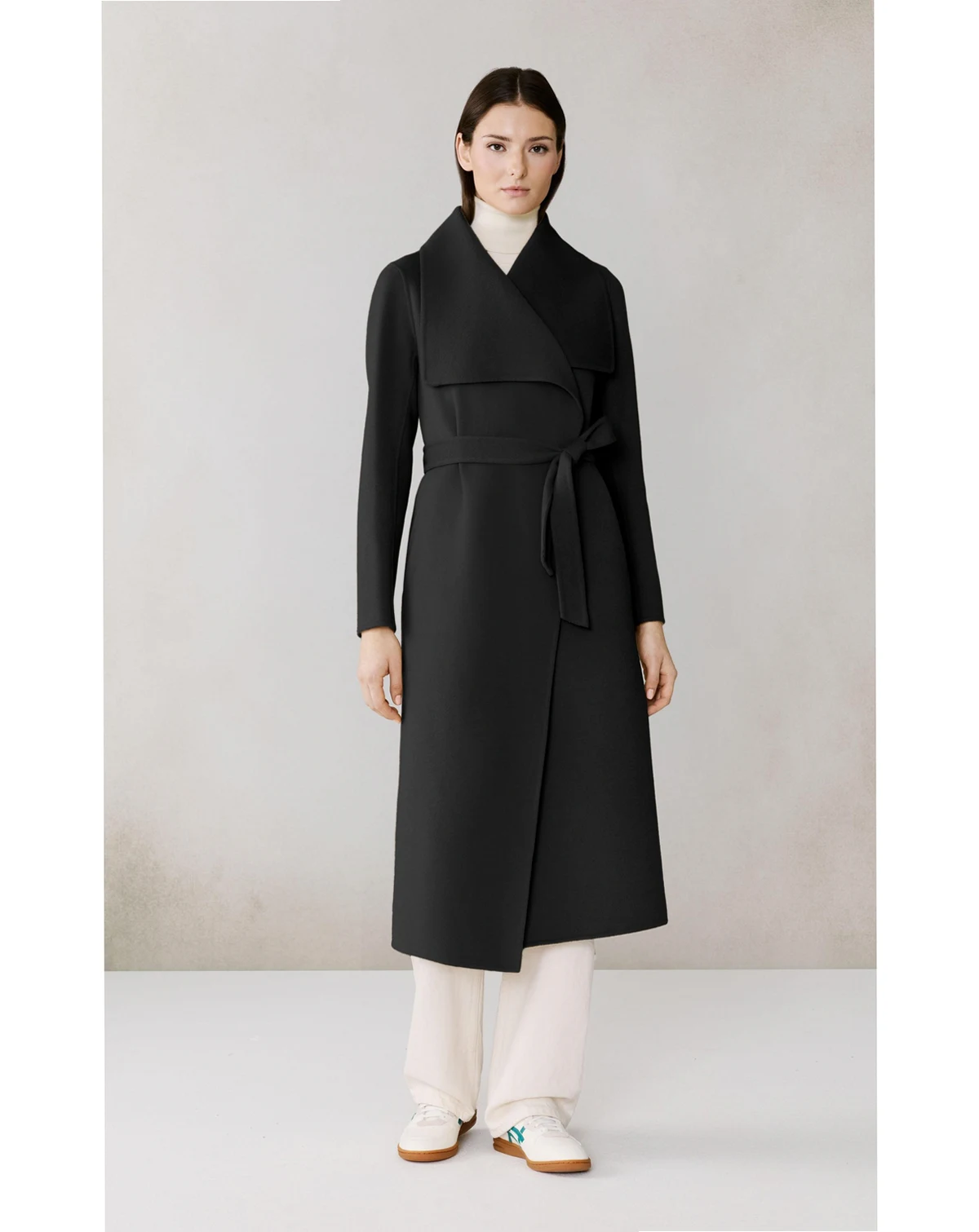 Women's Britta-U Double Face Wool Wrap Coat