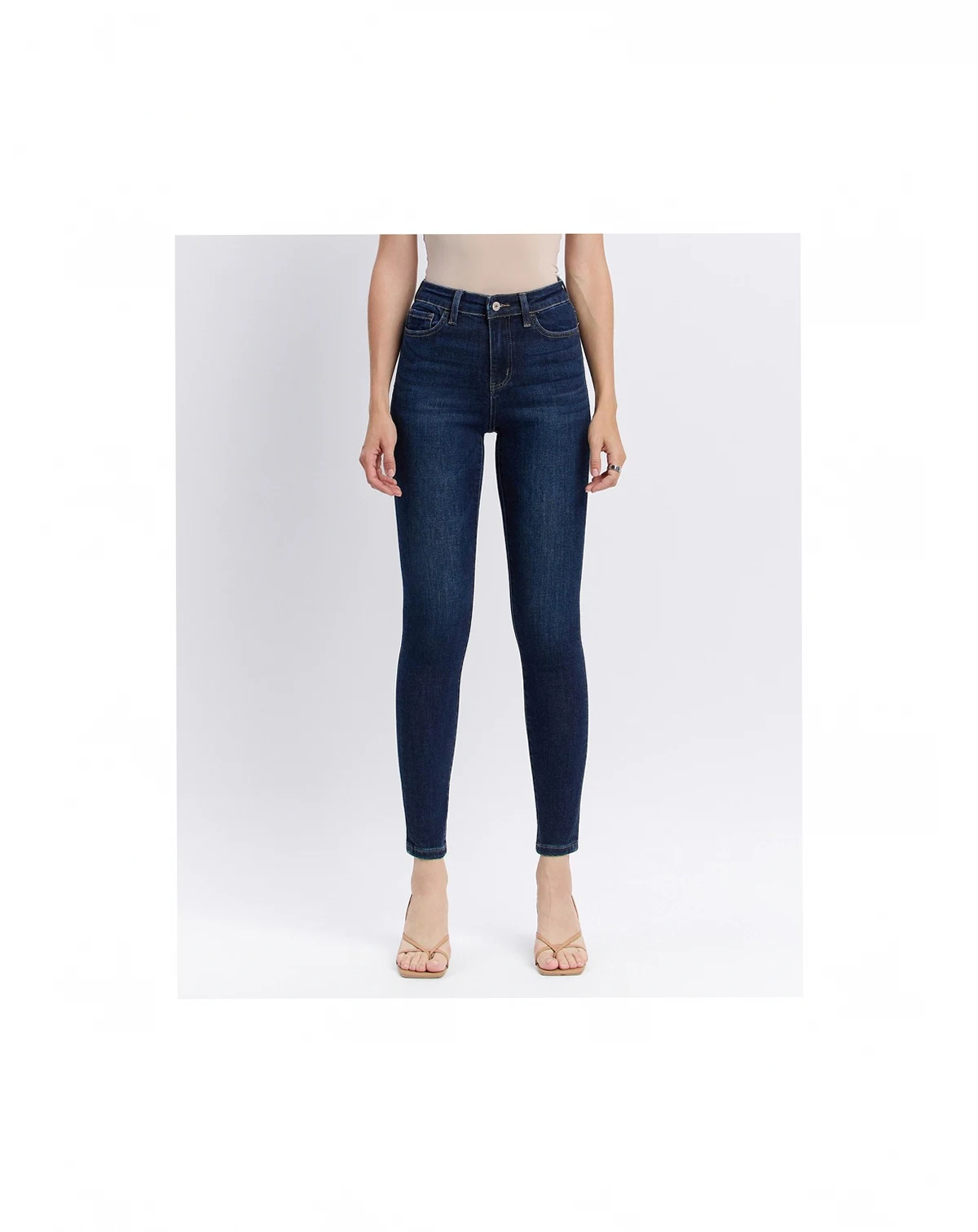 Women's High Rise Ankle Skinny Jeans